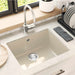 Vask 80% kvarts og 20% harpiks 530 x 460 mm Beige