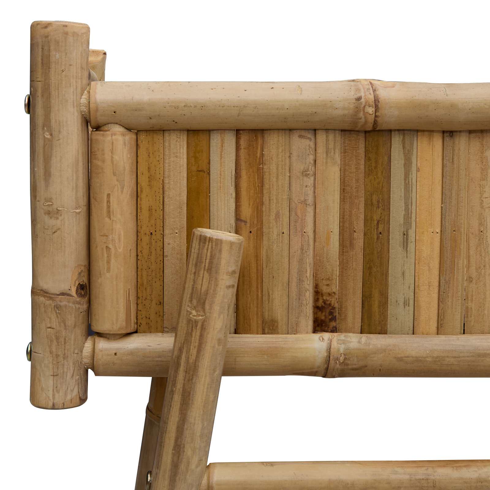 Hagepotte med holder Naturlig 100 x 38 x 74 cm Bambus vidaXL