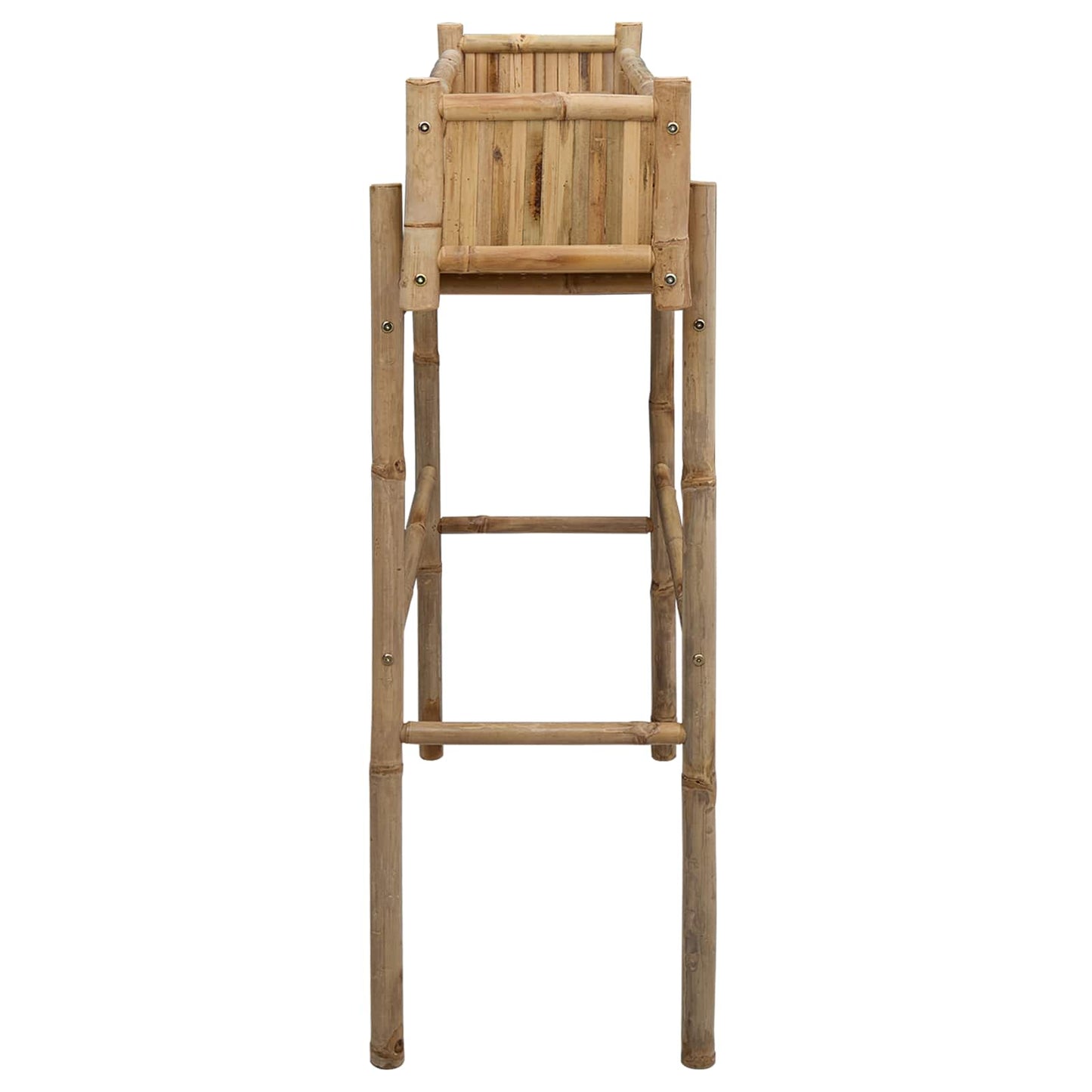 Hagepotte med holder Naturlig 100 x 38 x 114 cm Bambus vidaXL