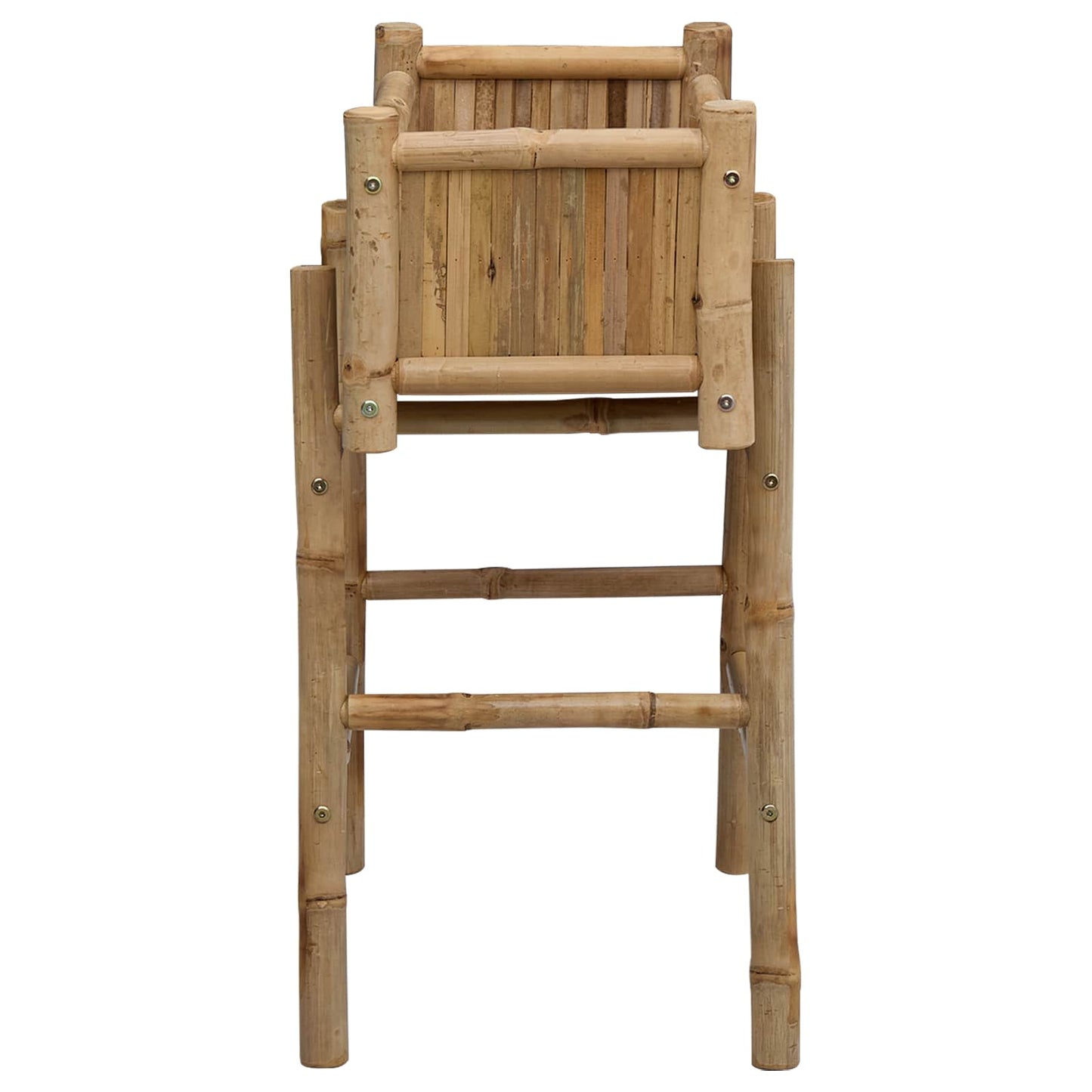 Hagepotte med holder Naturlig 50 x 38 x 74 cm Bambus vidaXL