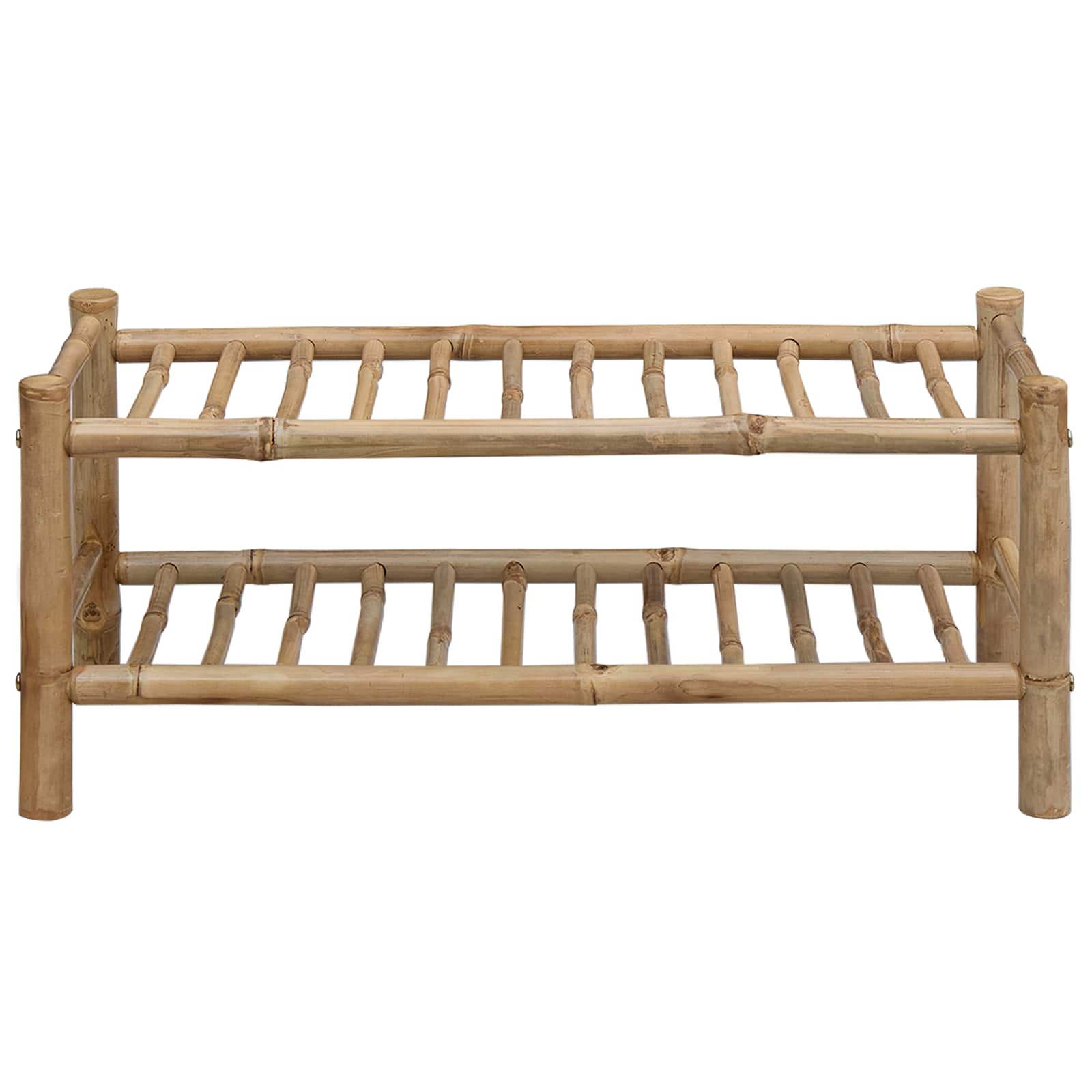 Sko Hylle med hylle med lagring Naturlig 68 x 28 x 30 cm Bambus vidaXL