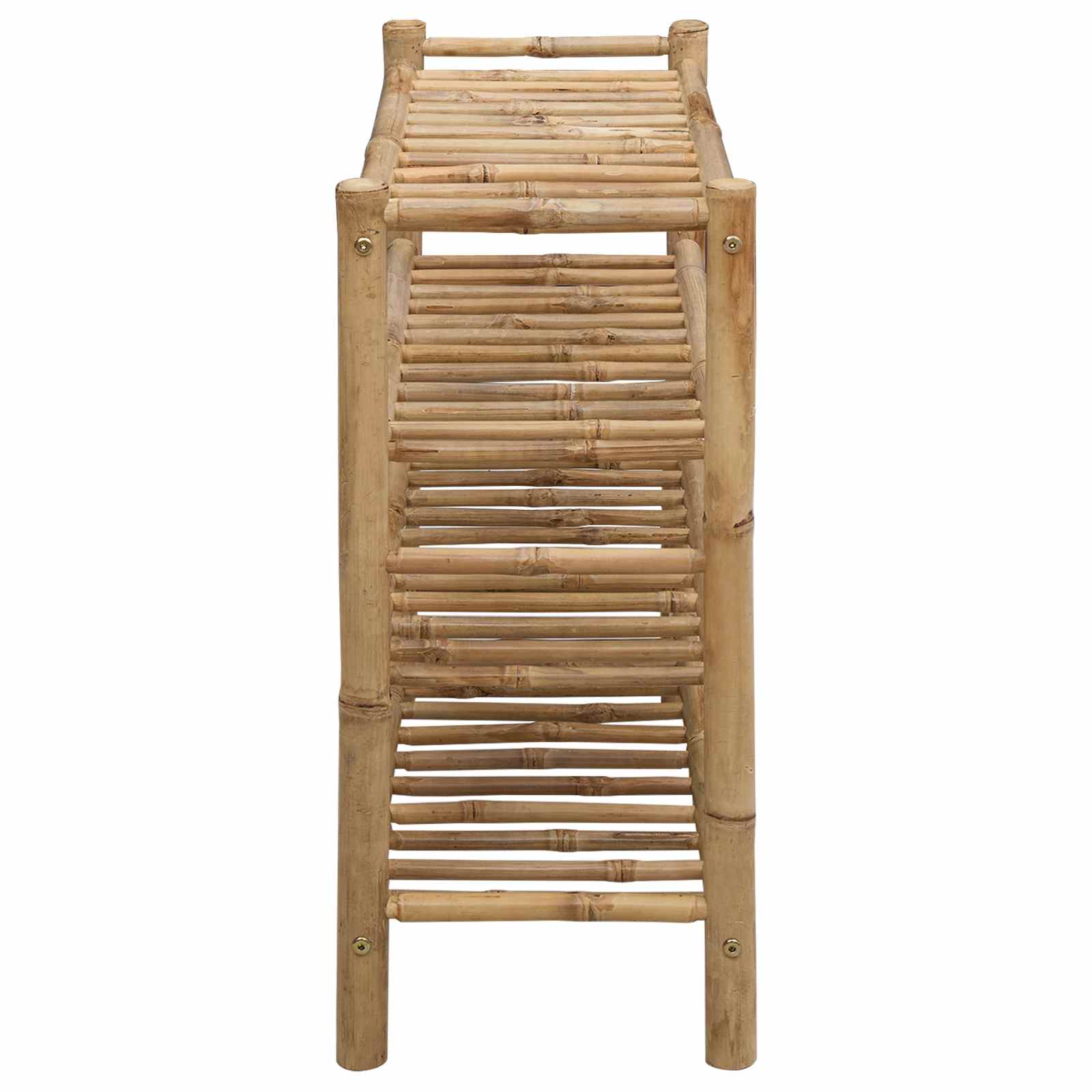 Sko Hylle med hylle med lagring Naturlig 68 x 28 x 63 cm Bambus vidaXL