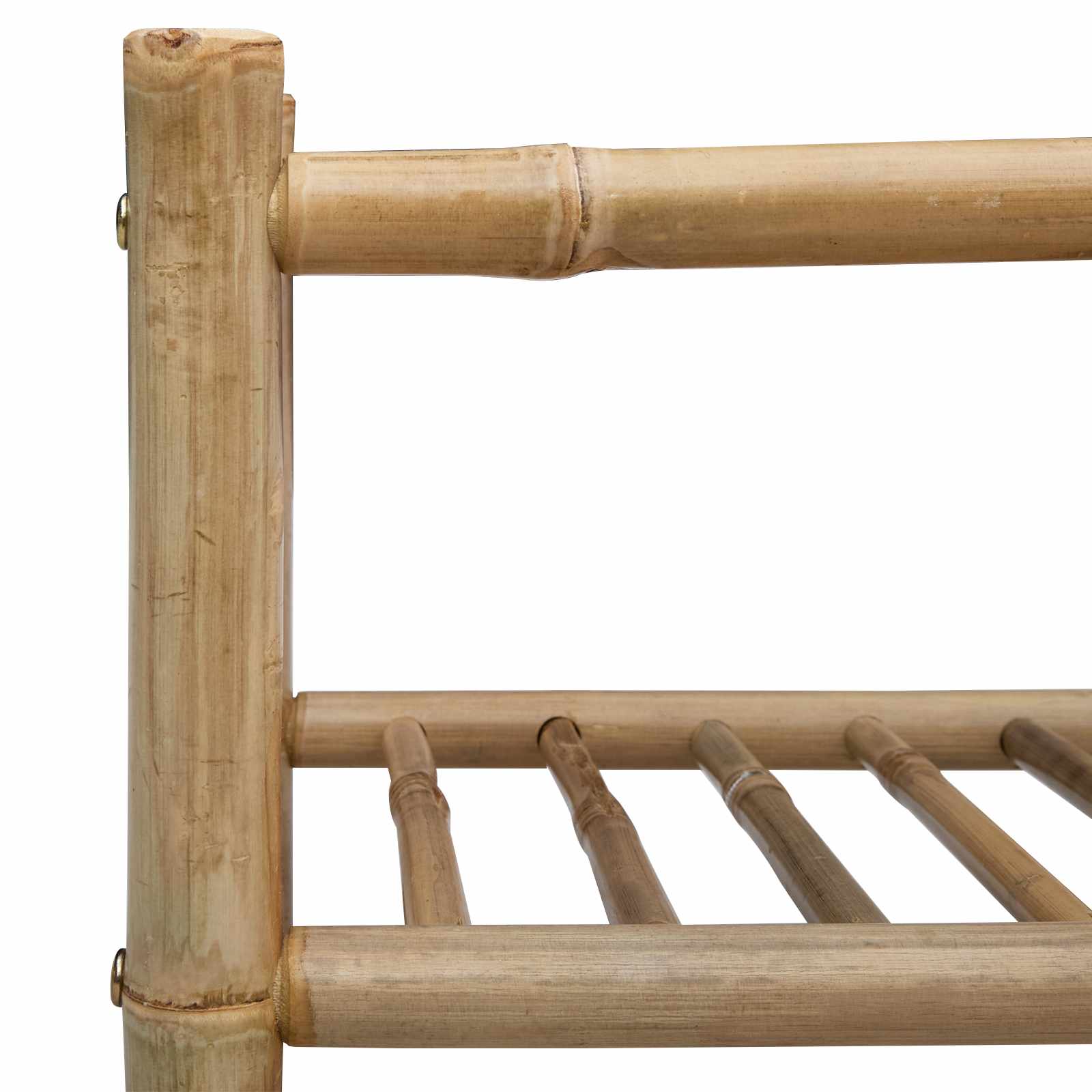Sko Hylle med hylle med lagring Naturlig 68 x 28 x 96 cm Bambus vidaXL