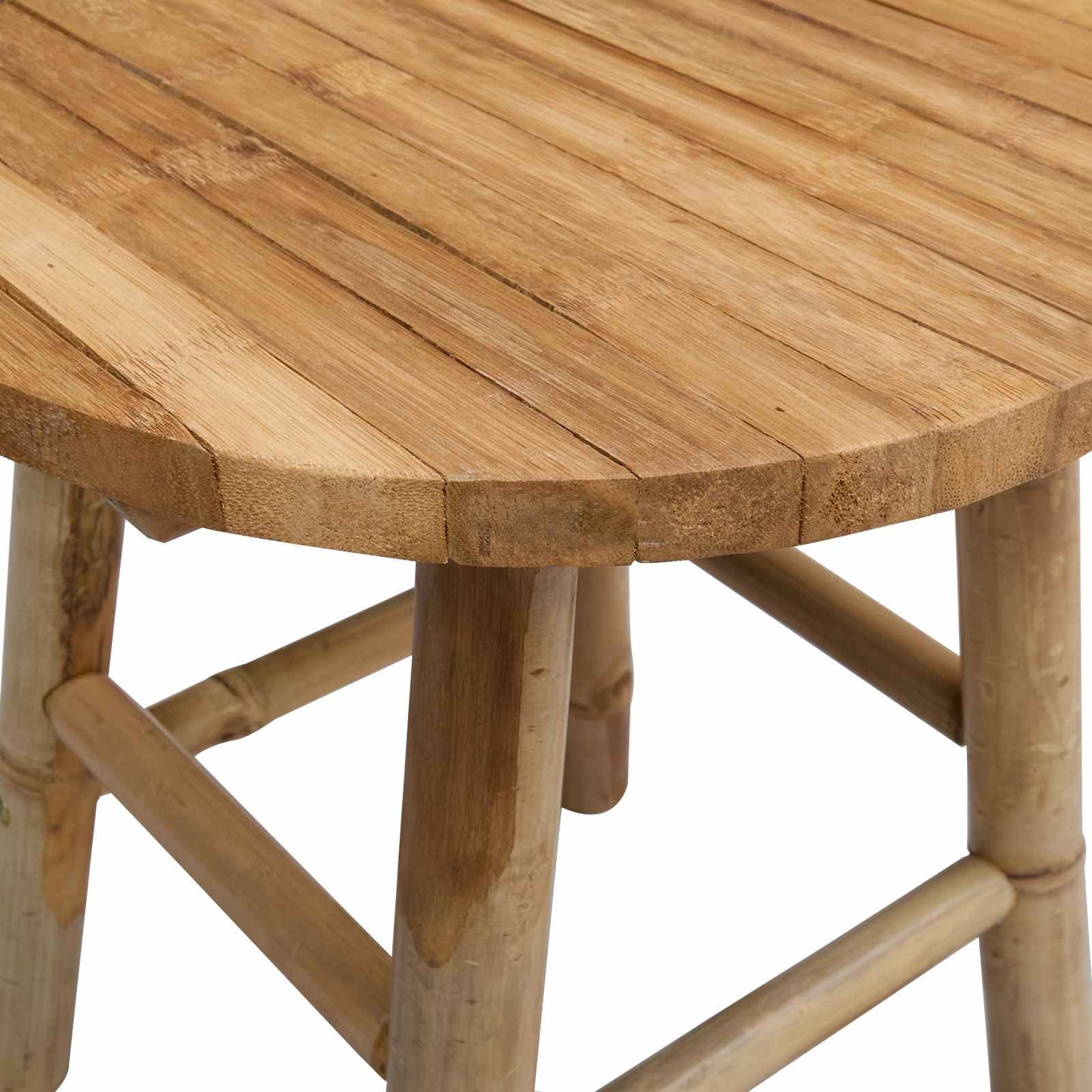 Hagekrakk Naturlig Ø 38 x 42 cm Bambus vidaXL