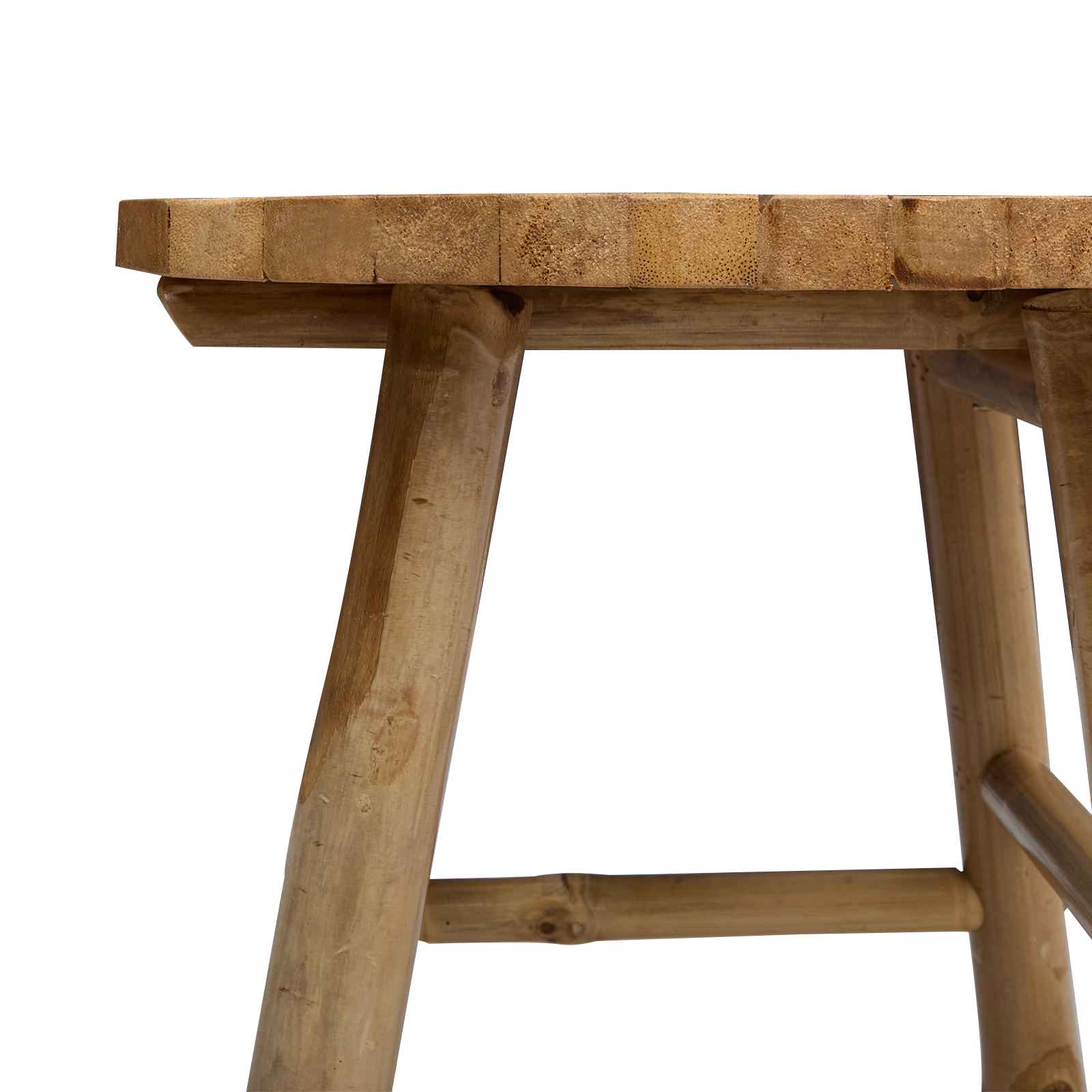 Hagekrakk Naturlig Ø 38 x 42 cm Bambus vidaXL