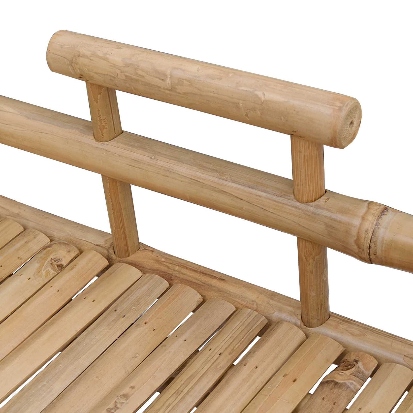 Vinstrolley med hjul Naturlig 85 x 50 x 93 cm Bambus vidaXL