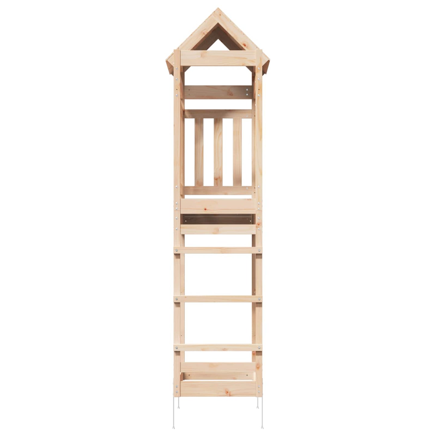 Leketårn Brun 52,5 x 85 x 238 cm Massiv furu