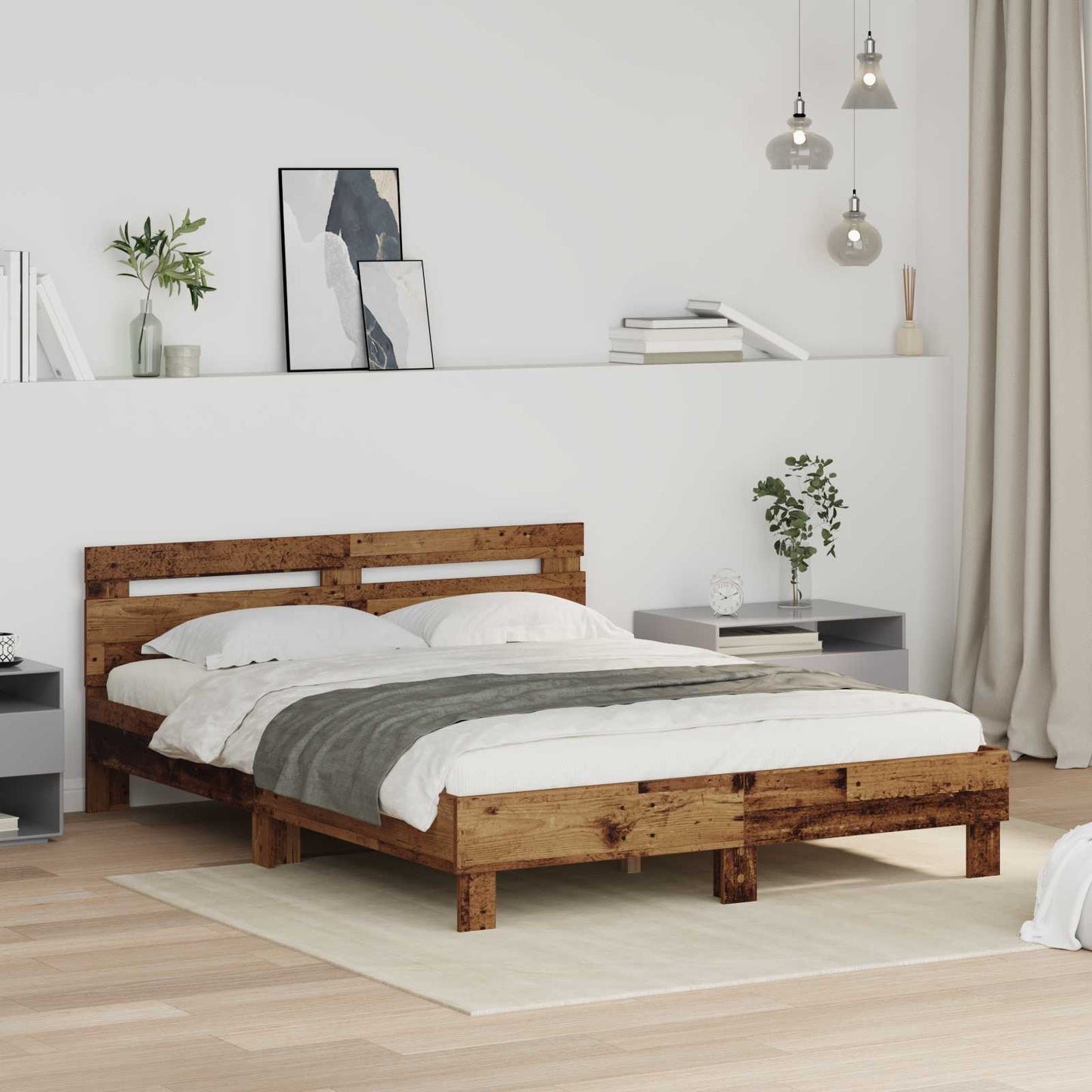 Sengestamme Gammelt tre 120 x 200 cm Konstruert tre