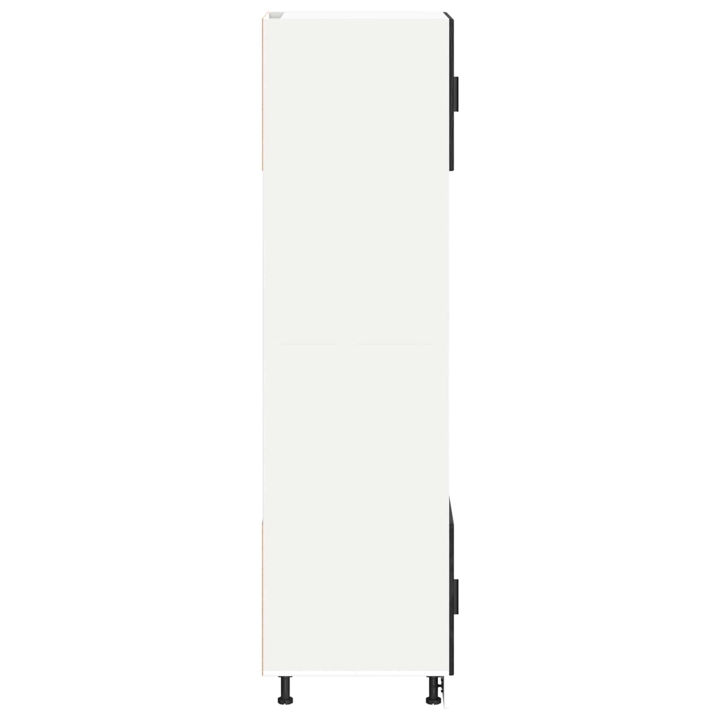 Ovnskap PORTO Svart Eik 60 x 57 x 207 cm Konstruert tre