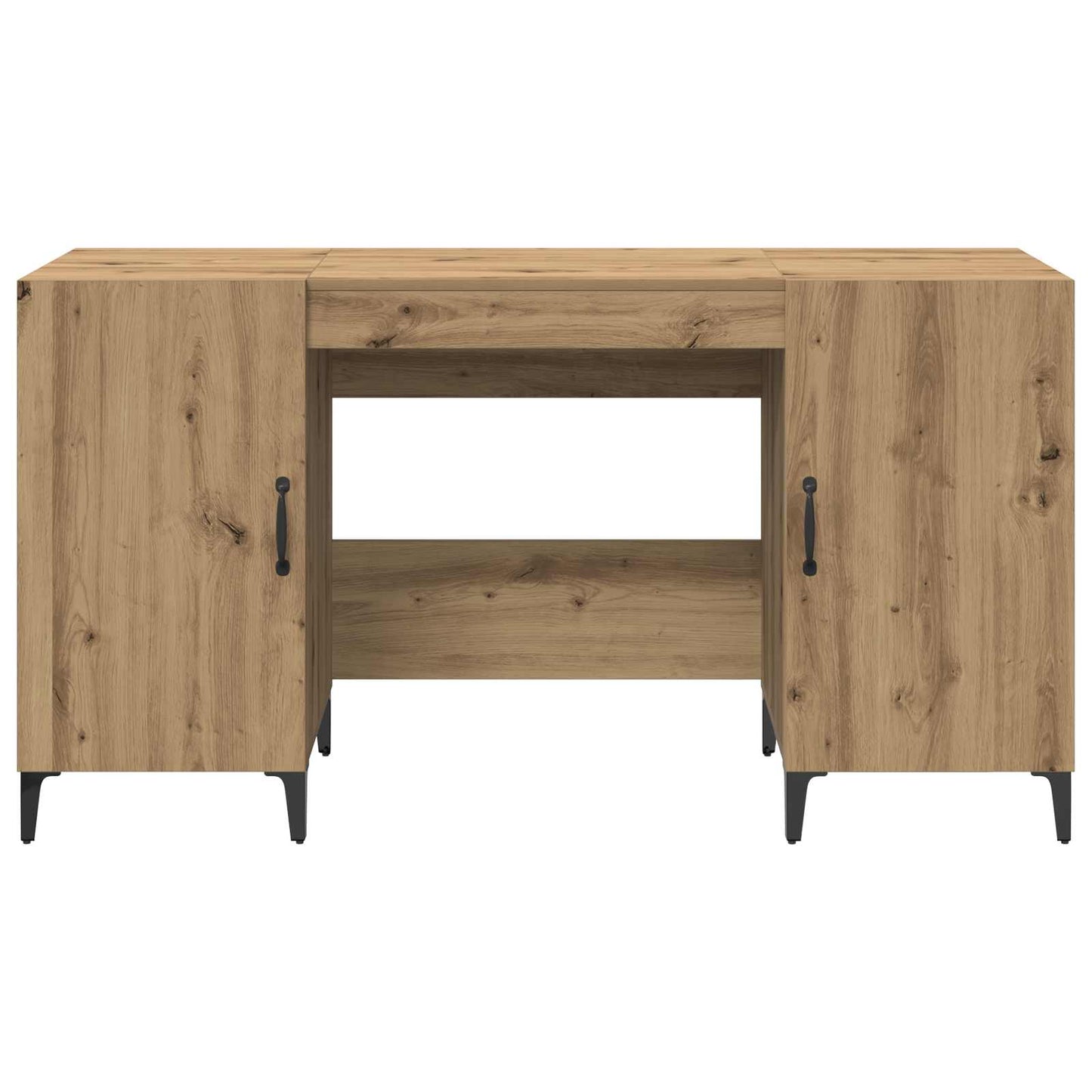 Skrivebord Kunstnerisk Eik 140 x 50 x 75 cm Konstruert tre