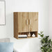 Veggskap Kunstnerisk Eik 60 x 31 x 70 cm Konstruert tre vidaXL