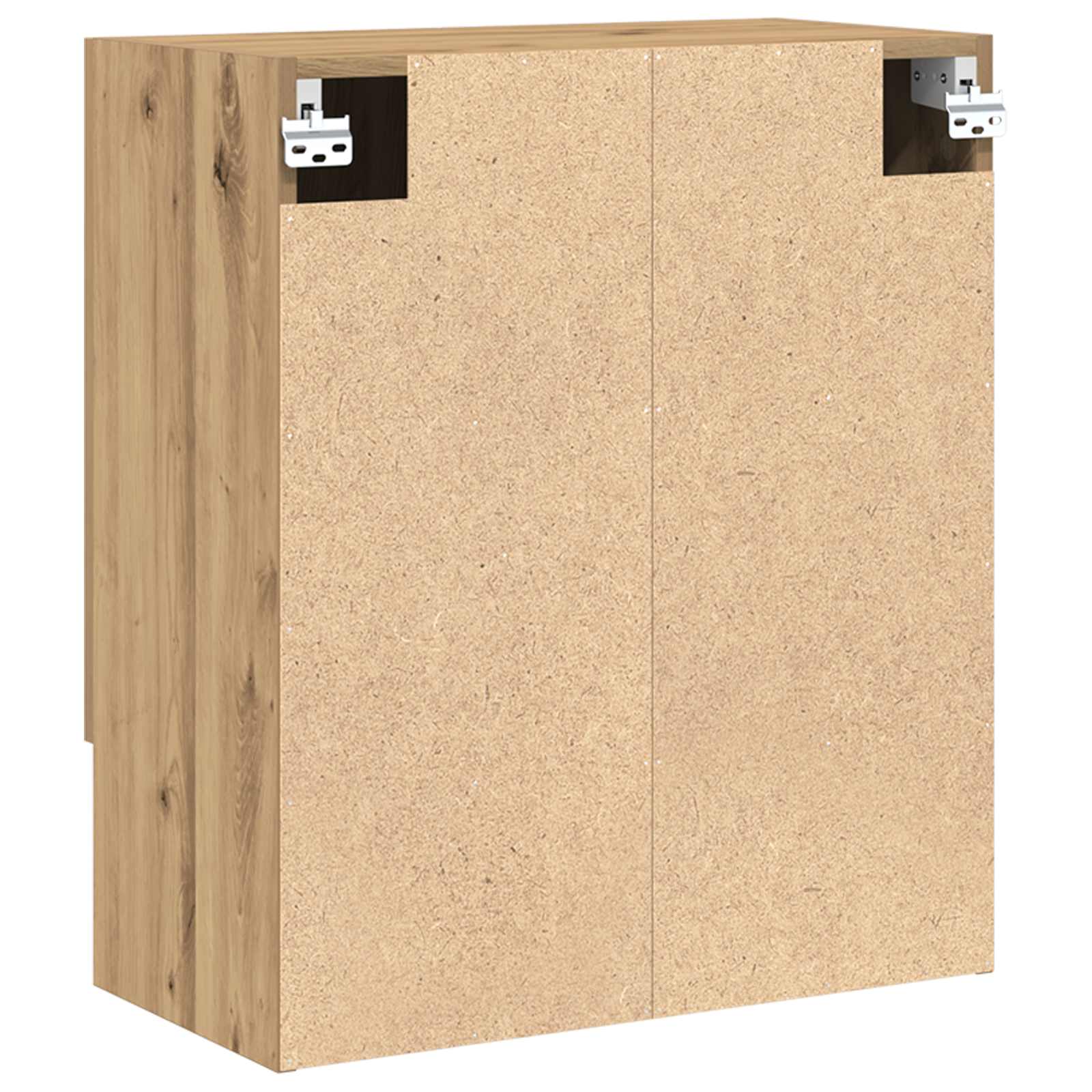 Veggskap Kunstnerisk Eik 60 x 31 x 70 cm Konstruert tre vidaXL