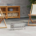 Camping bålplass 42 x 22 x 18 cm Rustfritt stål Sølv