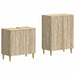 2-delt baderomsskapsett DELFT Sonoma eik Konstruert tre