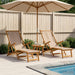 Sammenleggbar solstol 2 stk. 3 Posisjon Solid Eucalyptus Tre