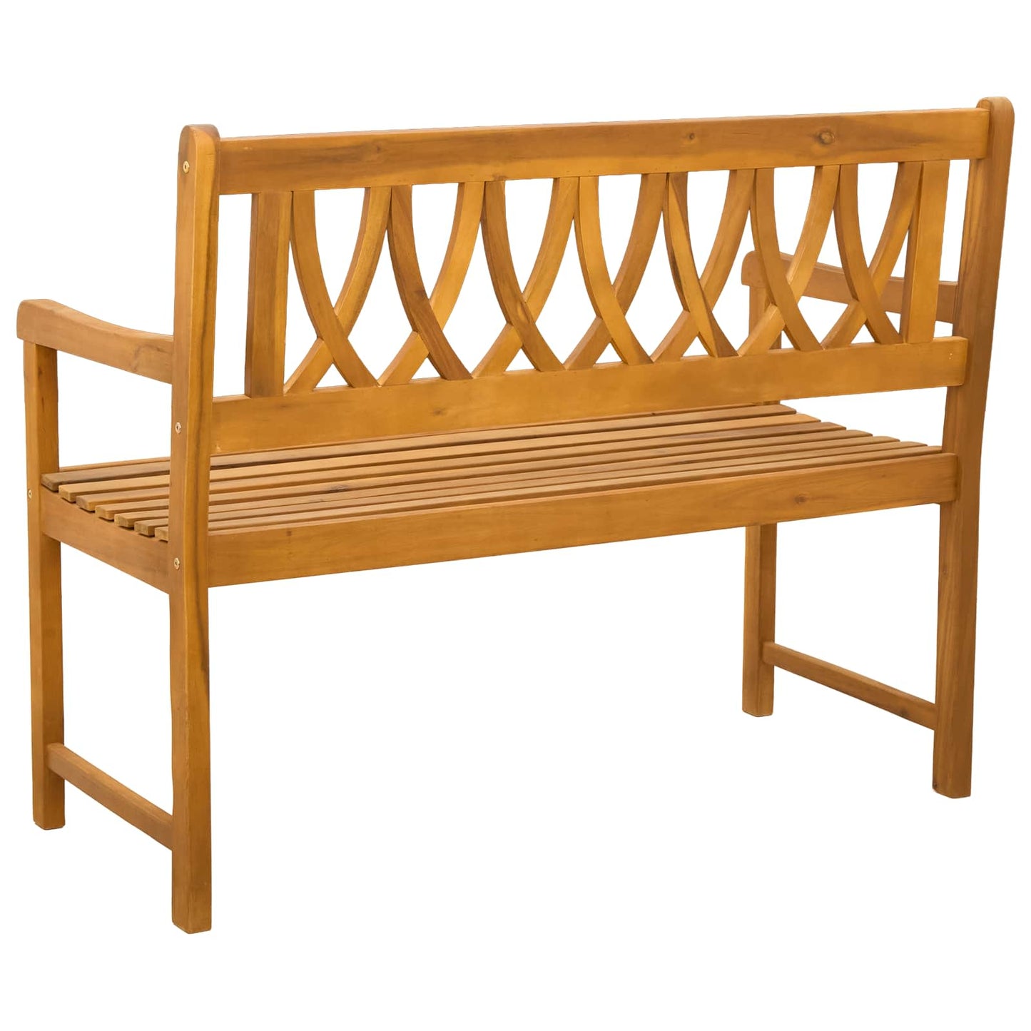Utendørs benk Naturlig 110 x 55,5 x 90 cm Solid akasietre