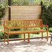 Utendørs benk Naturlig 180 x 55,5 x 90 cm Solid akasietre