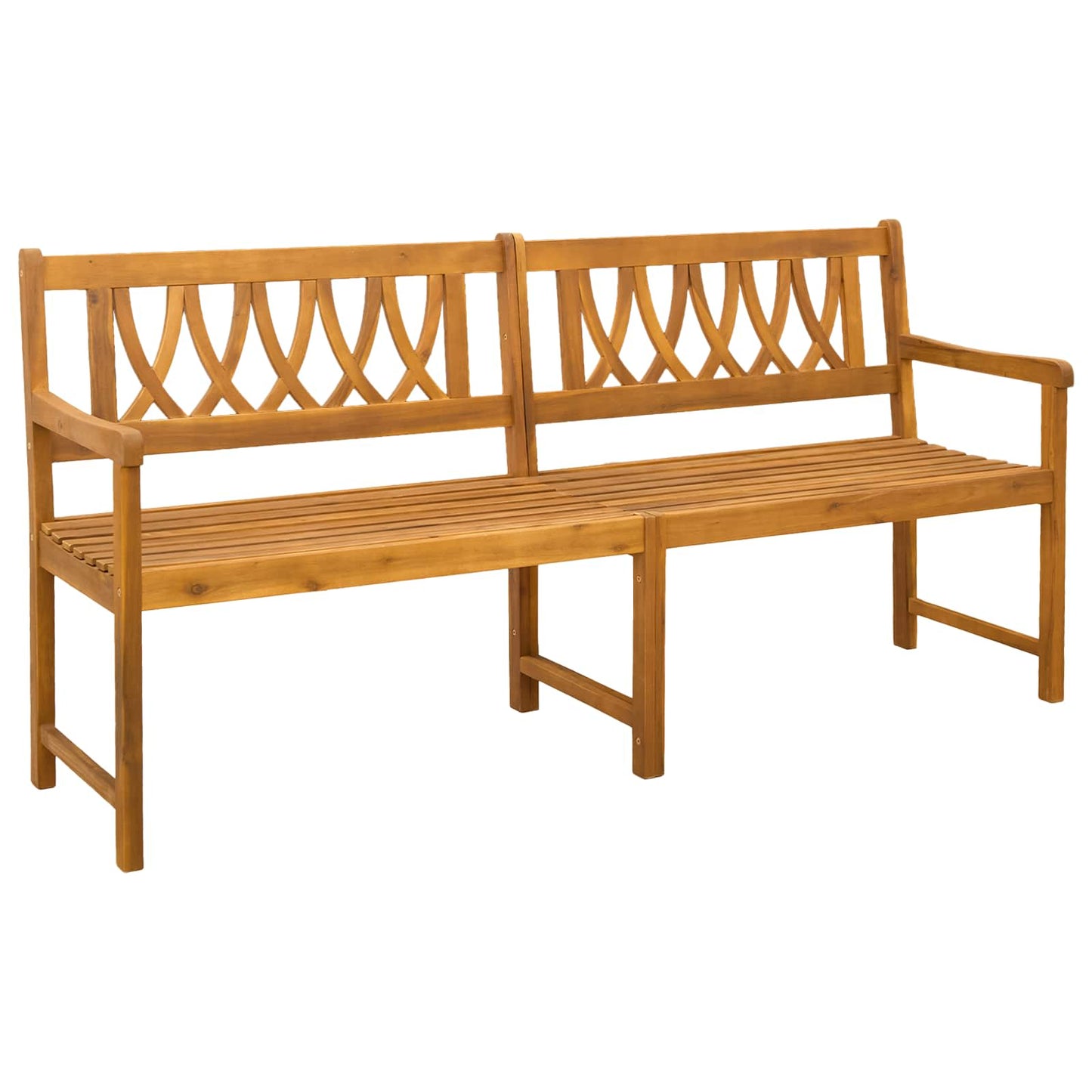Utendørs benk Naturlig 180 x 55,5 x 90 cm Solid akasietre