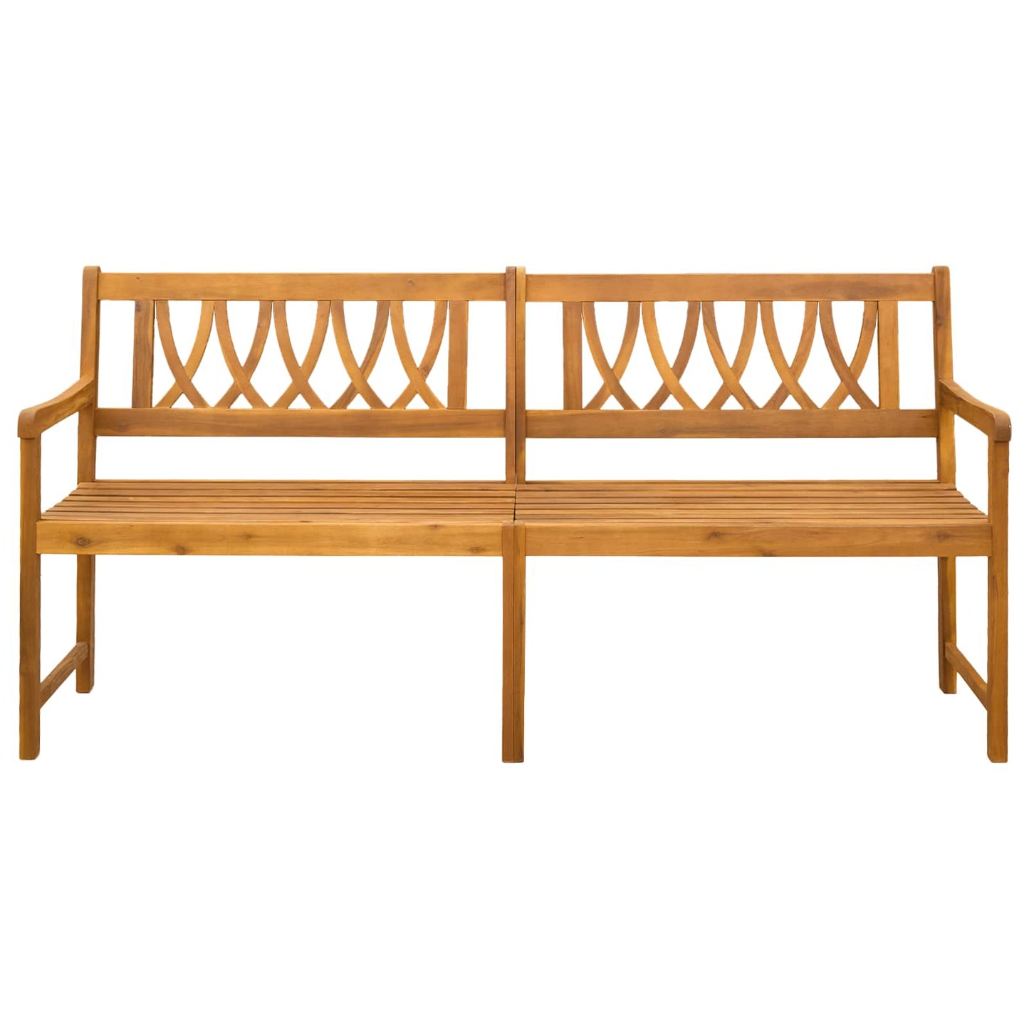 Utendørs benk Naturlig 180 x 55,5 x 90 cm Solid akasietre