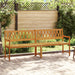 Utendørs benk Naturlig 220 x 55,5 x 90 cm Solid akasietre