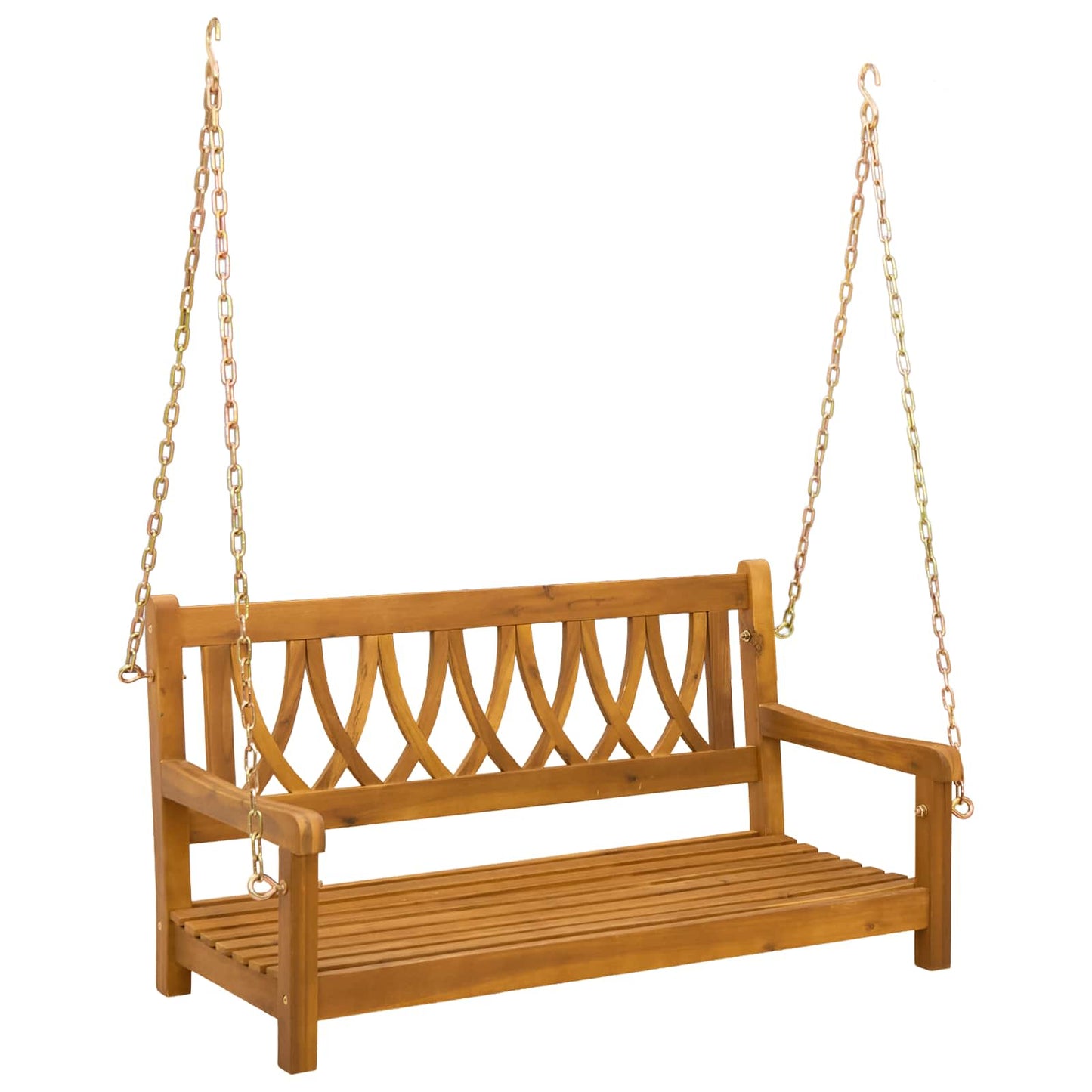 Hengekøye Benk Naturlig 110 x 56 x 58 cm Solid akasietre