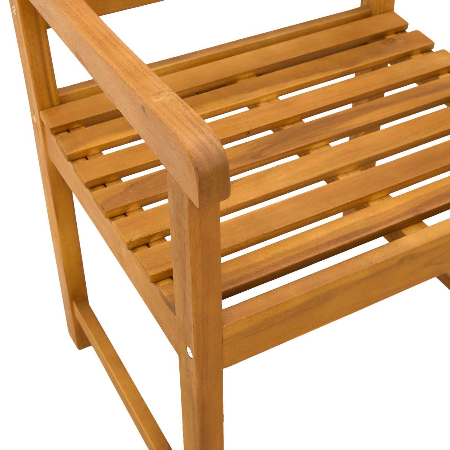 Utendørs benk 2 pcs Naturlig 56 x 55,5 x 90 cm Solid akasietre