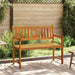 Utendørs benk Naturlig 110 x 55,5 x 90 cm Solid akasietre