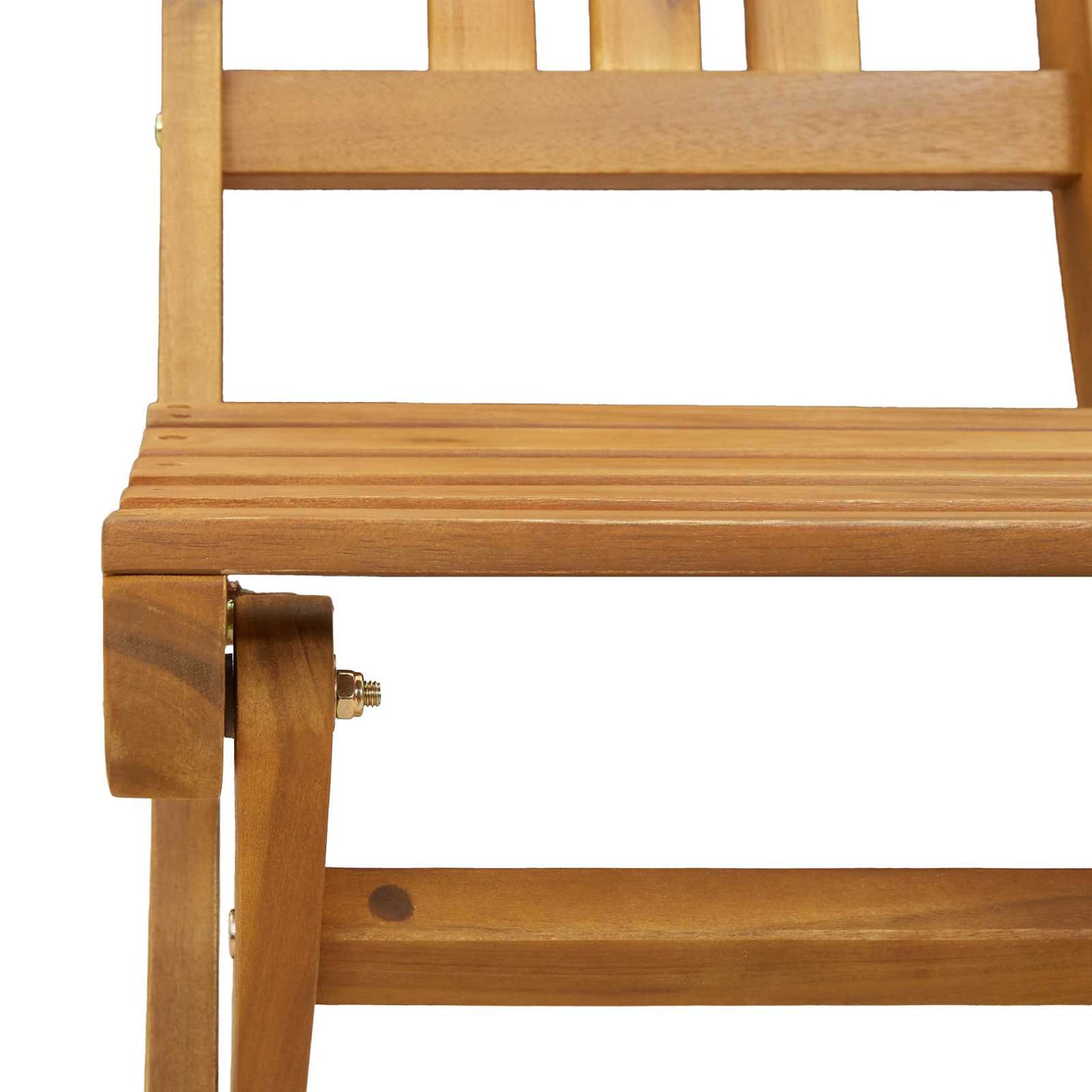 Utendørs Bistro Stoler med pute 4 pcs Naturlig 40 x 42 x 85 cm
