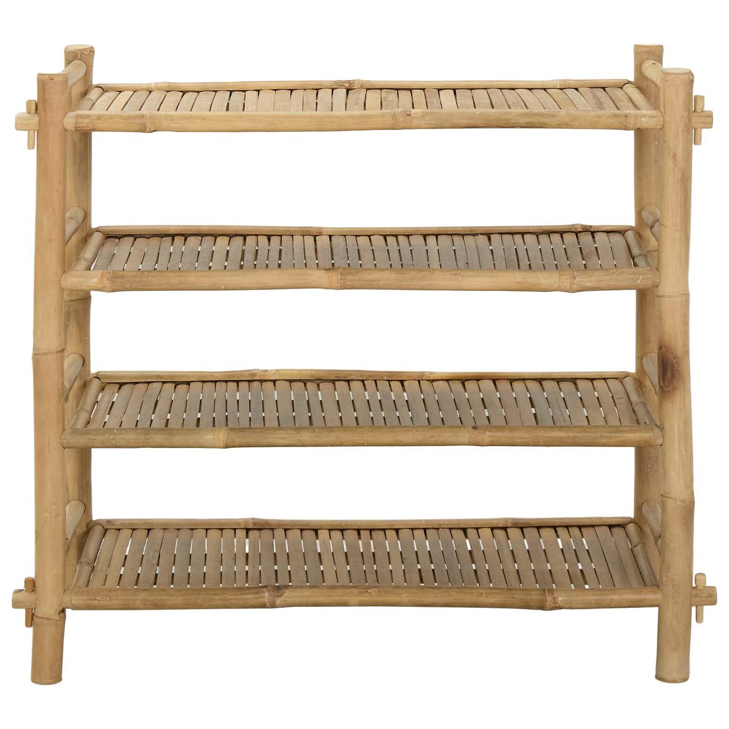 Sko Hylle med hylle Naturlig 4-nivå Bambus
