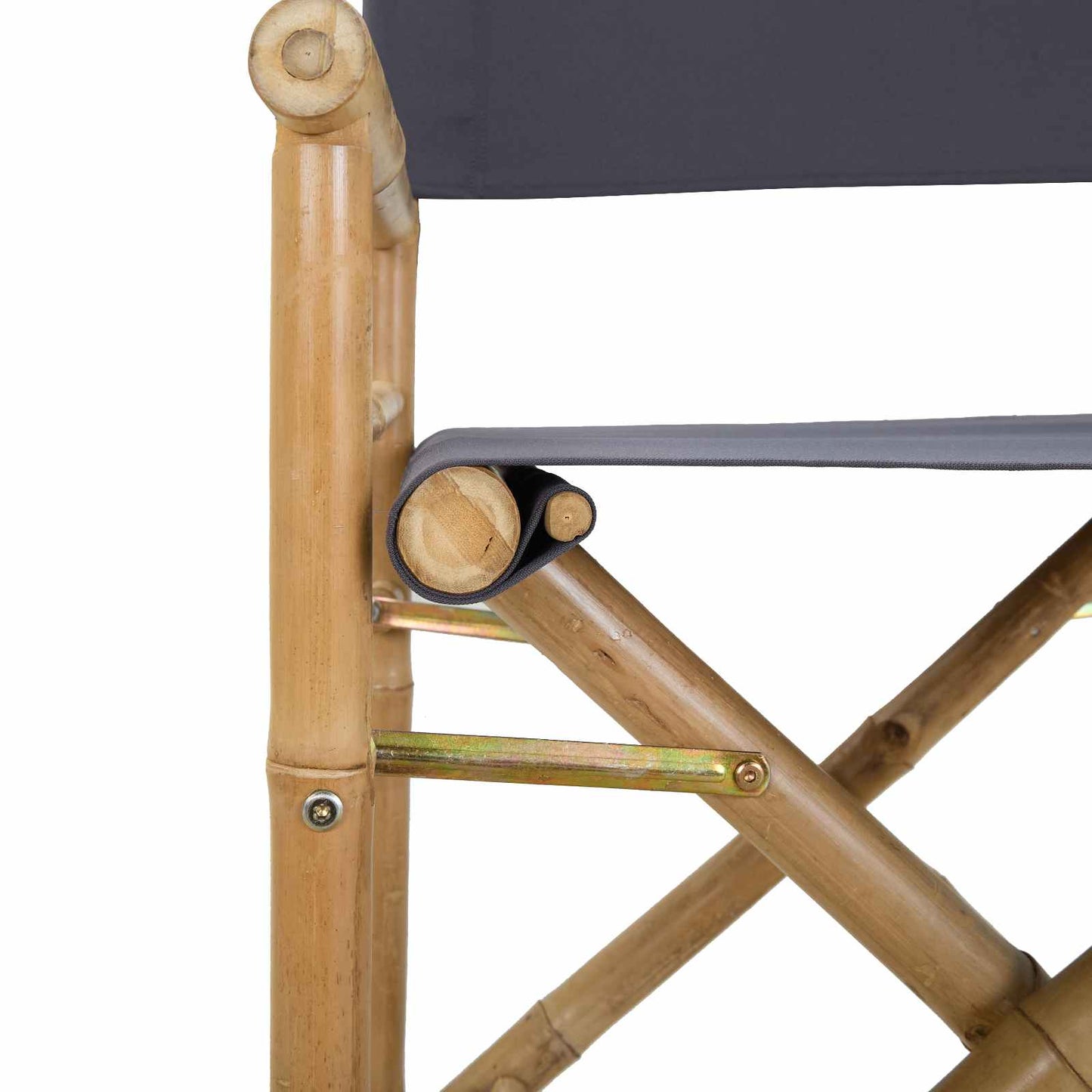 Faltende Direktørstol 2 pcs Naturlig Bambus