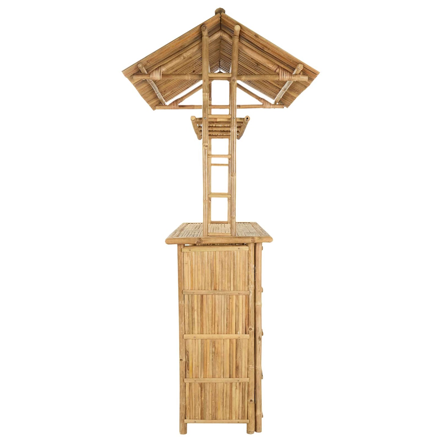 Utendørs Barbord Naturlig 115 x 95 x 214 cm Bambus