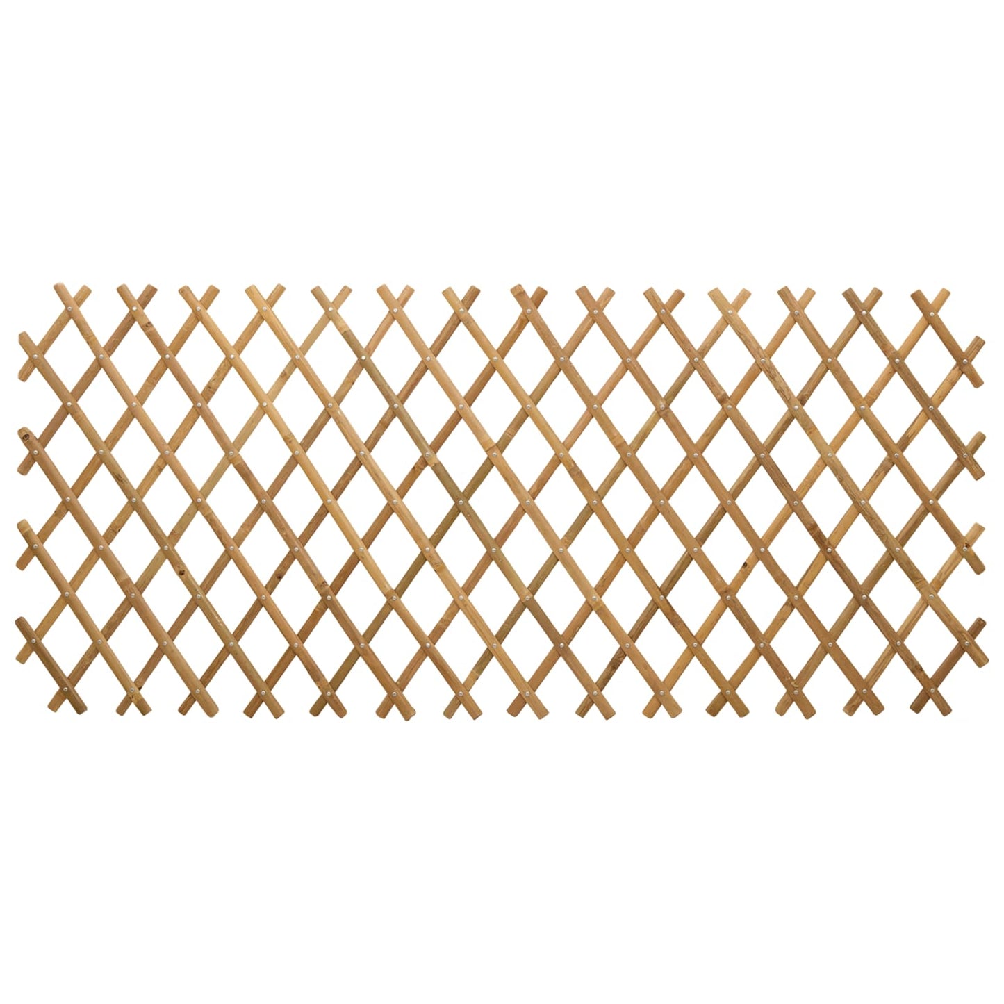 Utvidbar spaljehekk 2 pcs Lys Brun 100 x 105 cm Bambus