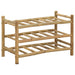 Vinhylle Naturlig 57 x 29,5 x 36 cm Bambus