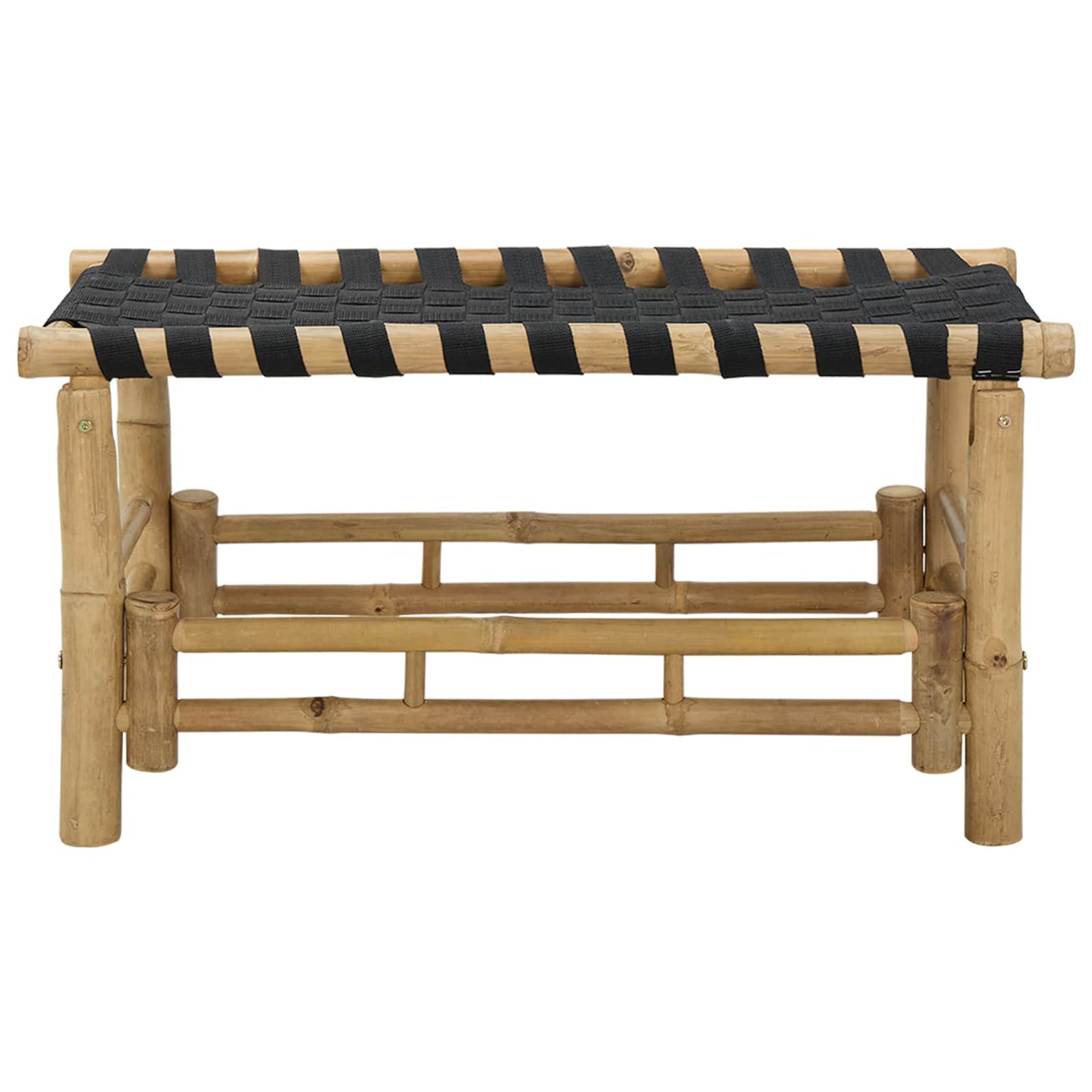 Hagebenk 80 x 38 x 40 cm Bambus Naturlig Rektangulær