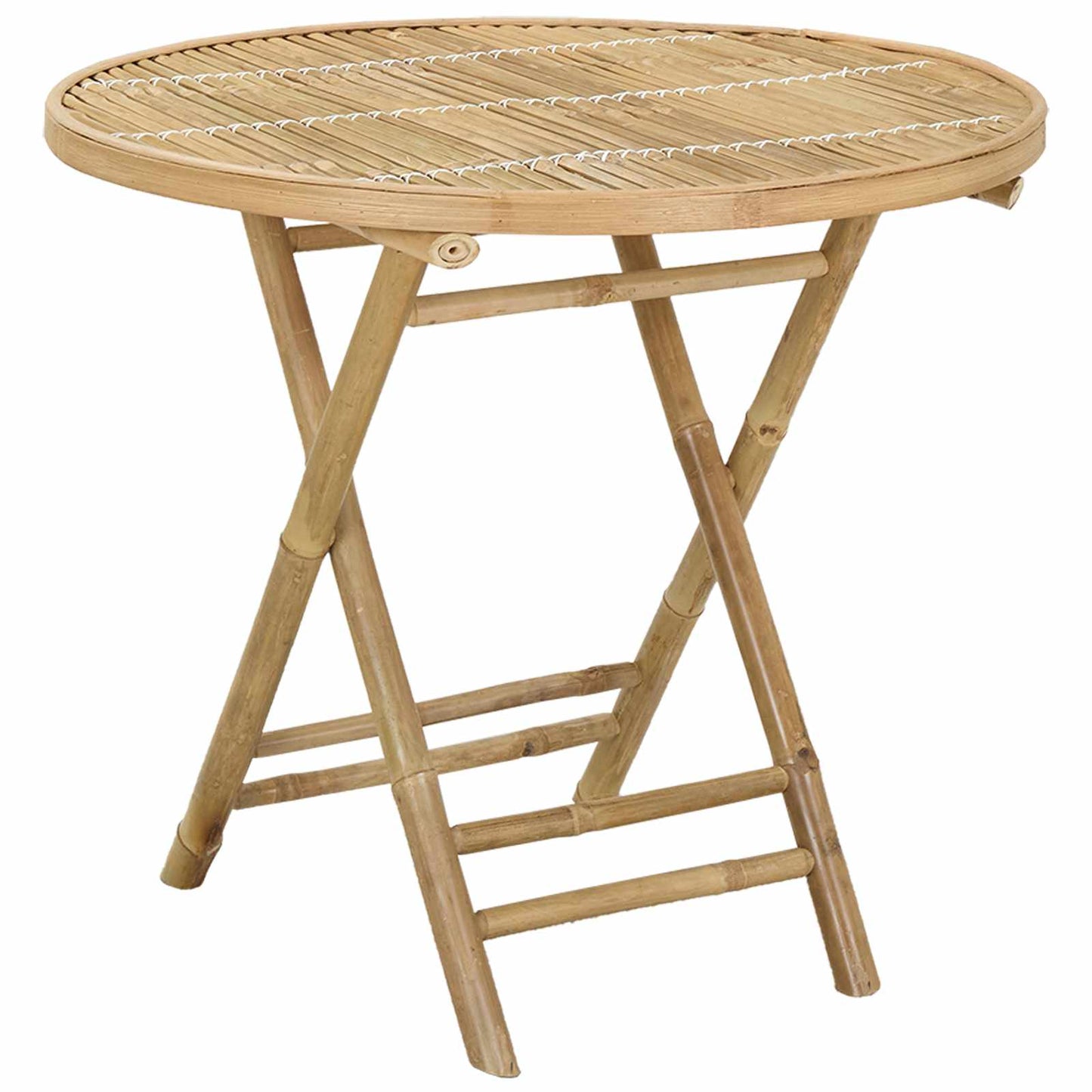 Hagebord Naturlig 80 x 70 cm Bambus