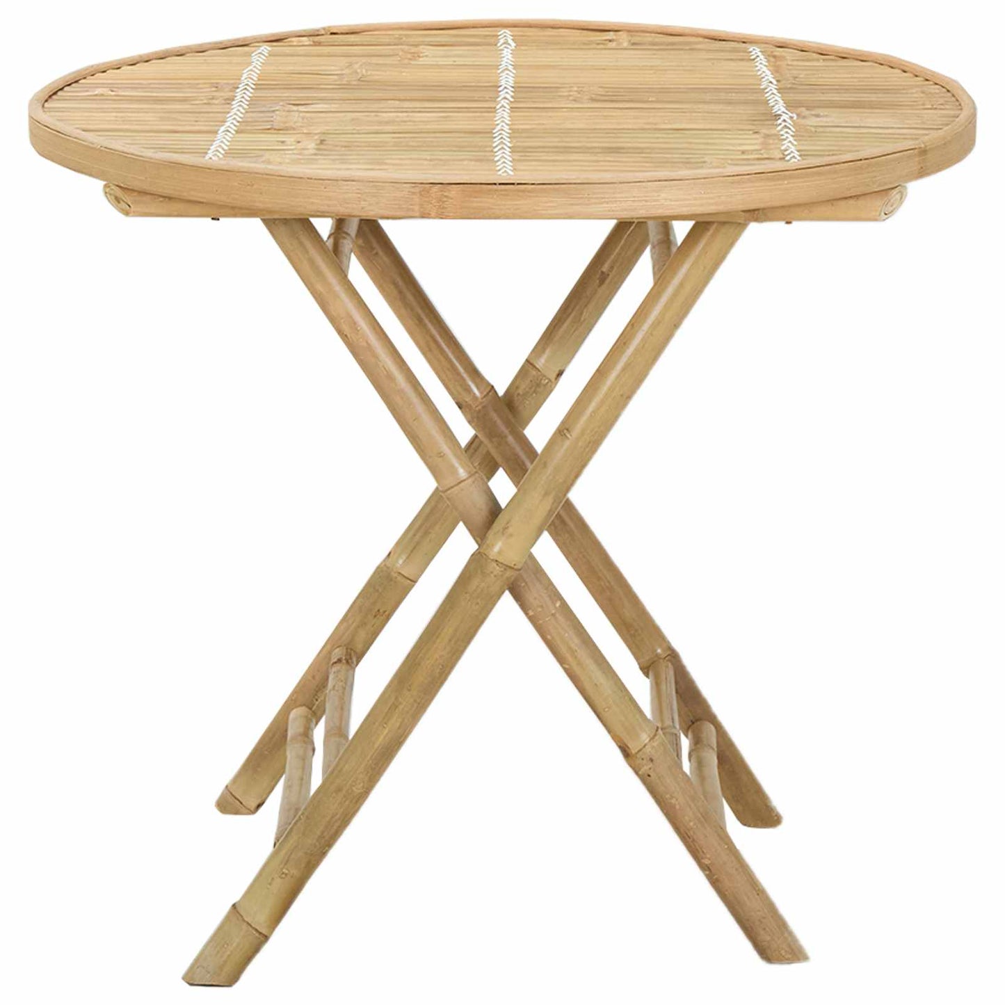 Hagebord Naturlig 80 x 70 cm Bambus