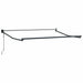 Elektrisk uttrekkbar markiseramme Antrasitt 3 x 2 m Aluminium