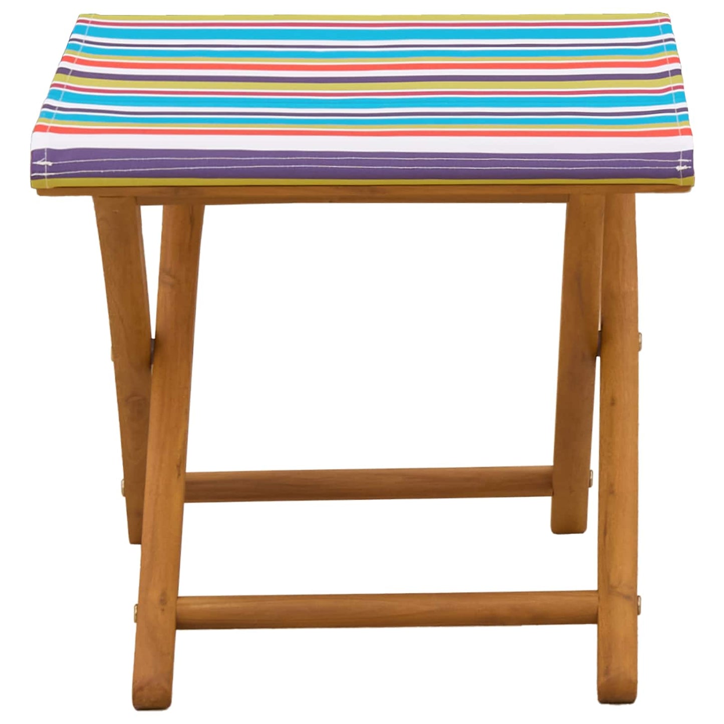 Hage Stol 2 pcs Solid Eucalyptus Tre Flerfarget