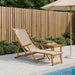 Sammenleggbar solstol Solid Eucalyptus Tre Beige