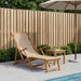 Sammenleggbar solstol 3 Posisjon Solid Eucalyptus Tre Gråbrun