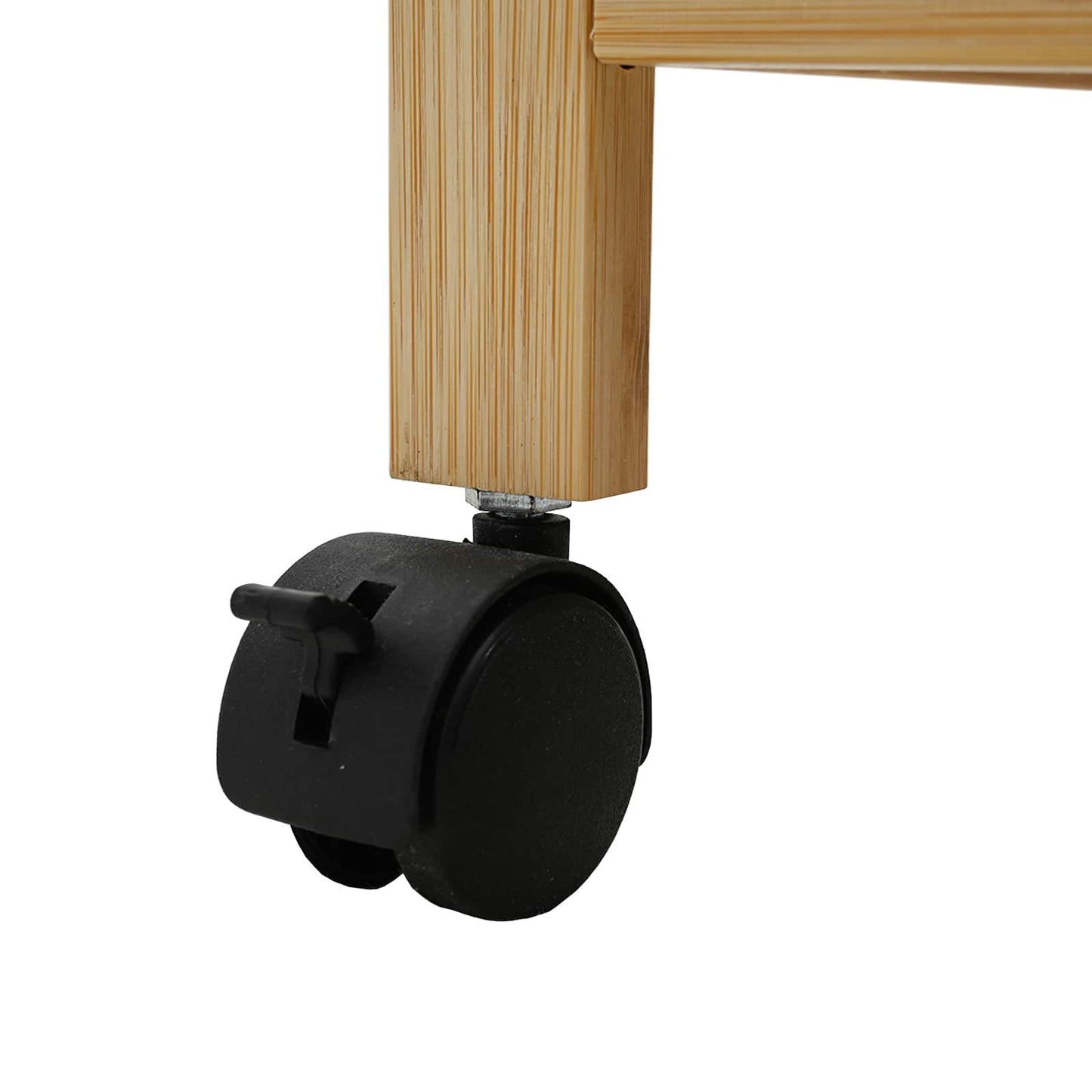 Kjøkkenvogn med hjul Naturlig 60 x 18 x 97 cm Bambus