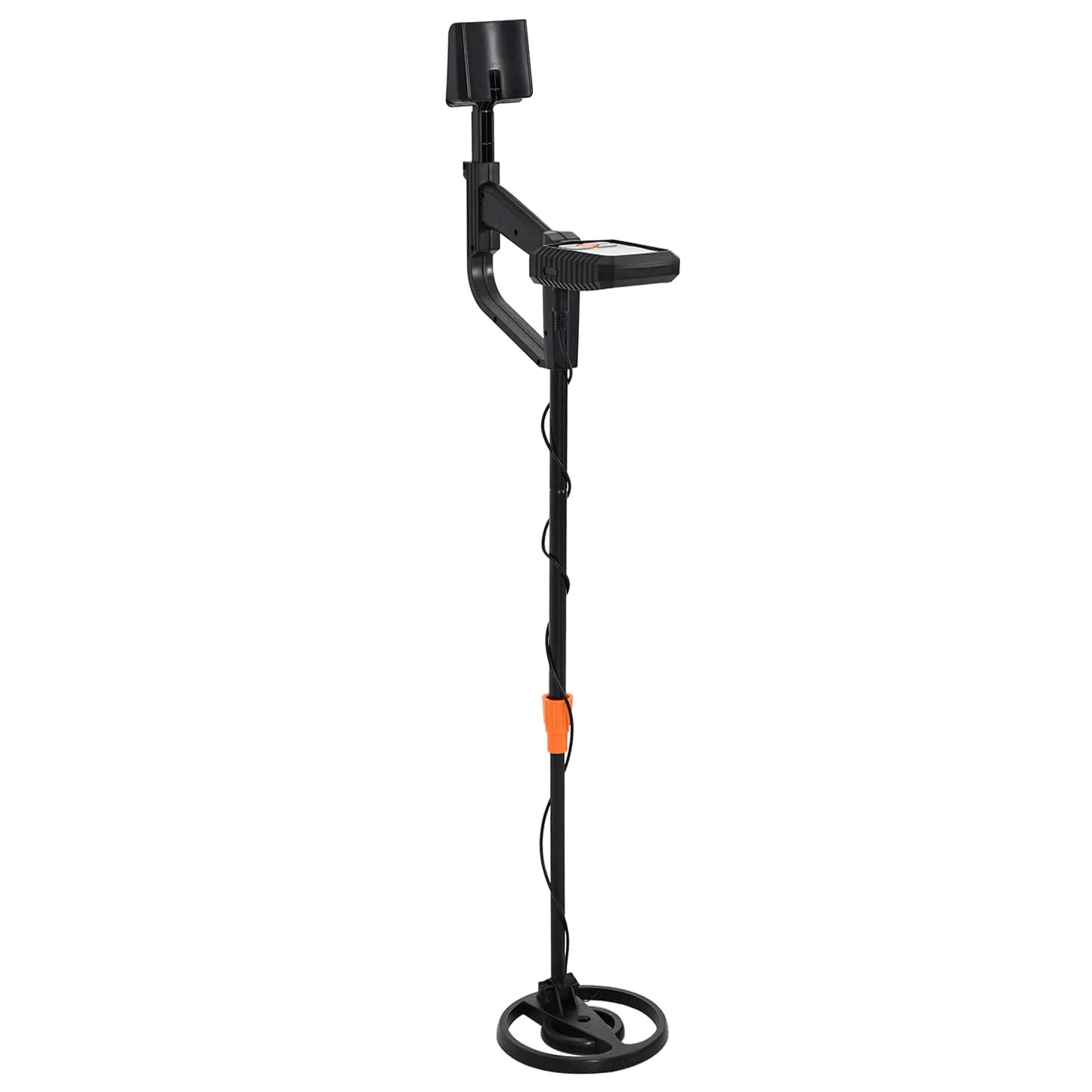 Metallsøker med LCD-skjerm 3 modeller 19 cm spole Svart