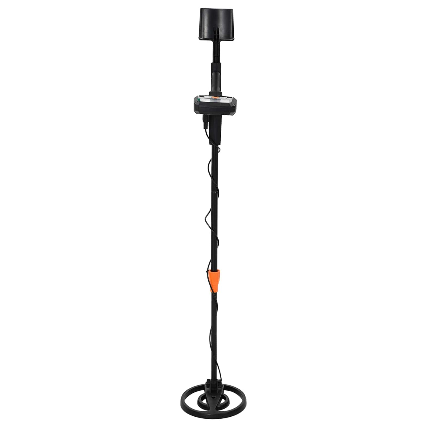 Metallsøker med LCD-skjerm 3 modeller 19 cm spole Svart