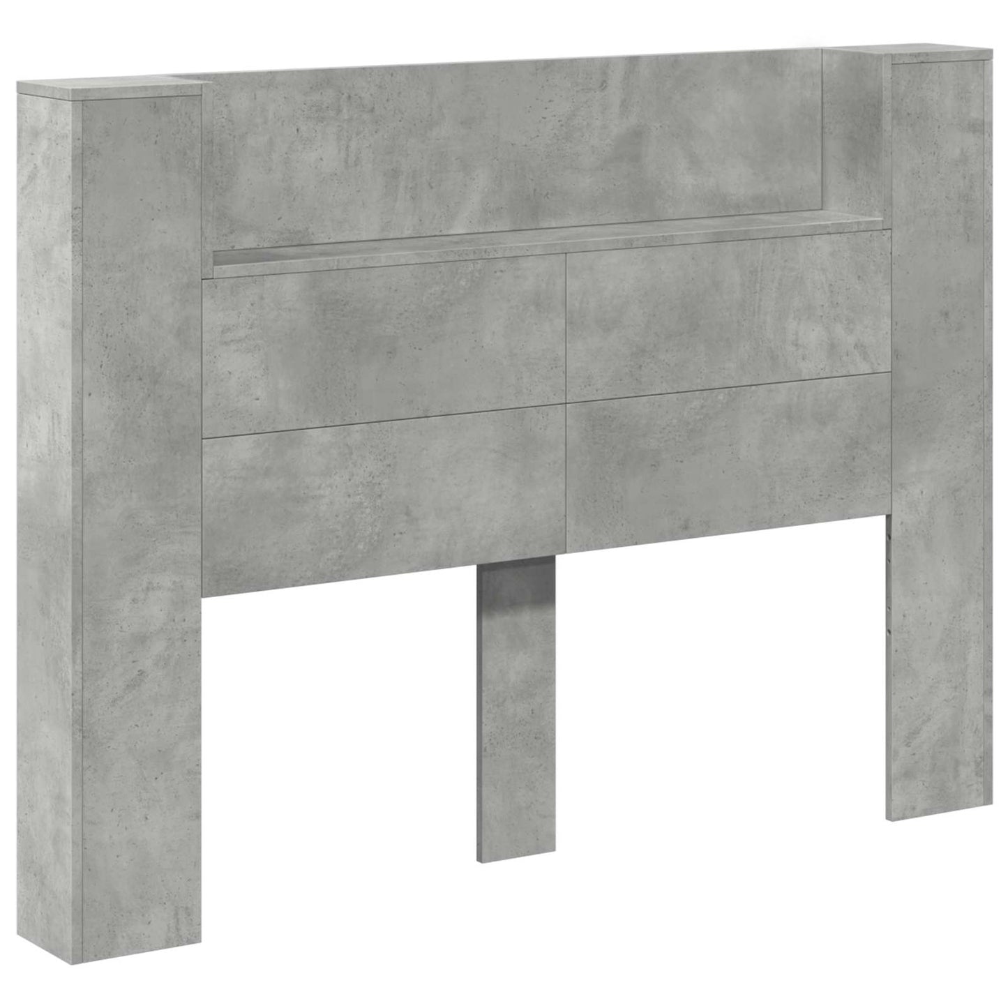 Hodegavl Betonggrå 140 x 16,5 x 103,5 cm Konstruert tre