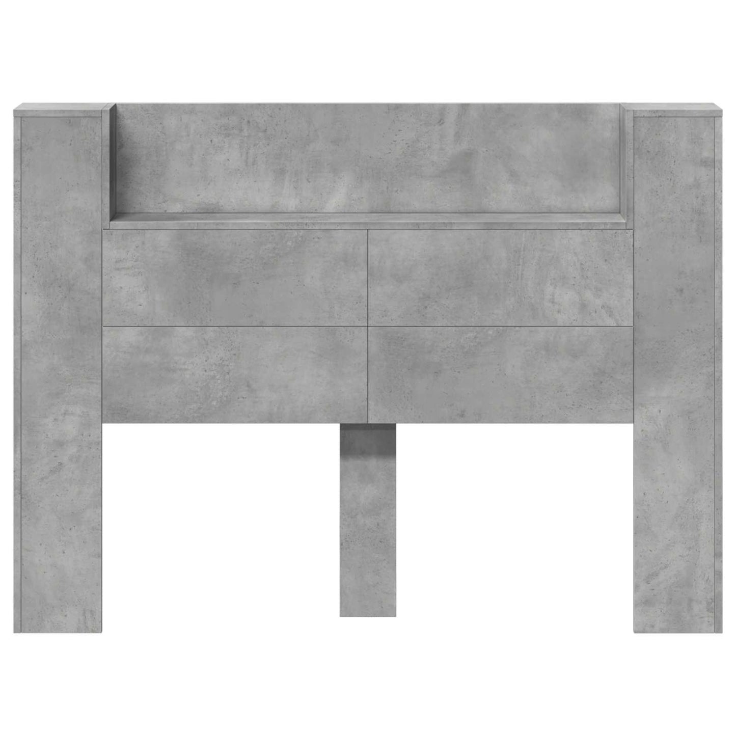 Hodegavl Betonggrå 140 x 16,5 x 103,5 cm Konstruert tre