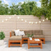 Hage lounge sett 5 pcs VoksBrun Massiv furu
