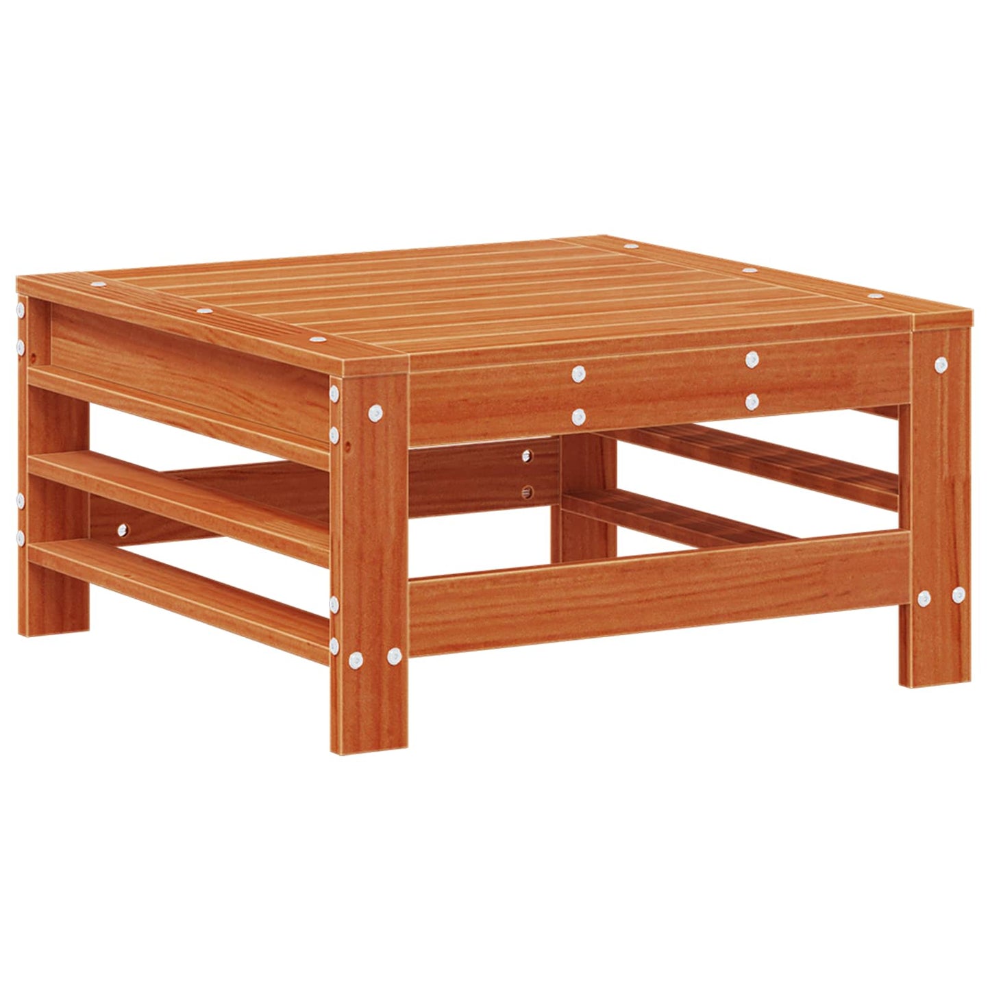 Hage lounge sett 7 pcs VoksBrun Massiv furu vidaXL
