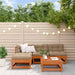 Hage lounge sett 5 pcs VoksBrun Massiv furu