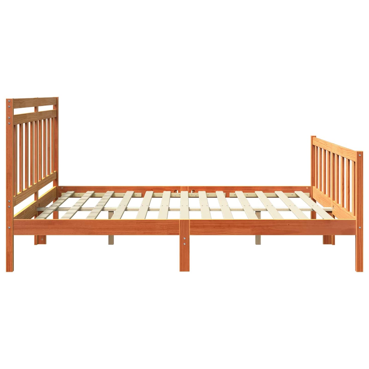 Sengestamme 2 pcs Vokset Brun 205,5 x 185,5 x 100 cm