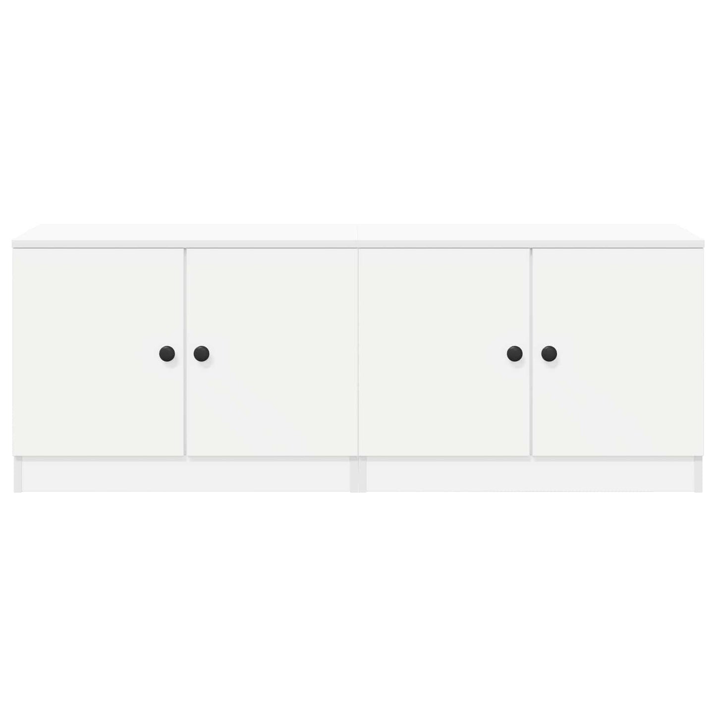 Oppbevaringsskap for loft seng 2 stk. Hvit 66 x 35 x 48 cm